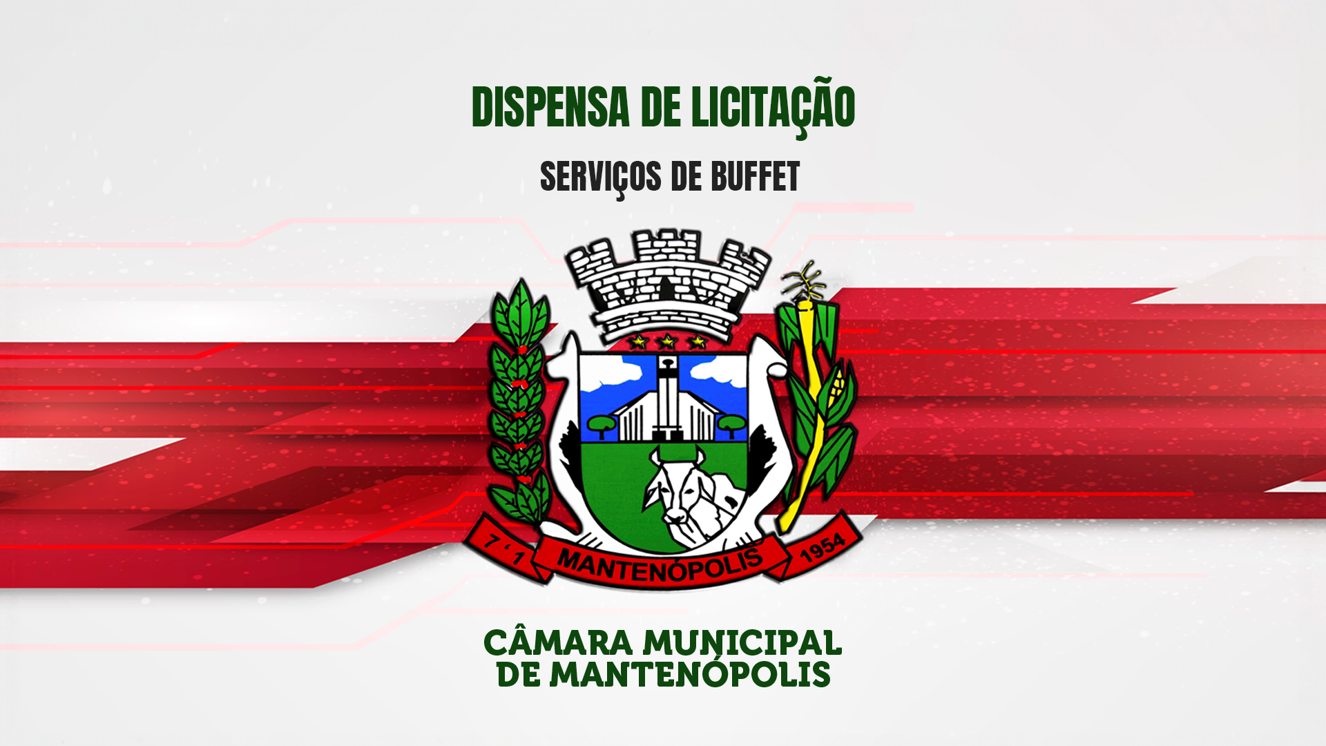 Imagem da notícia: AVISO DE DISPENSA DE LICITAÇÃO - BUFFET
